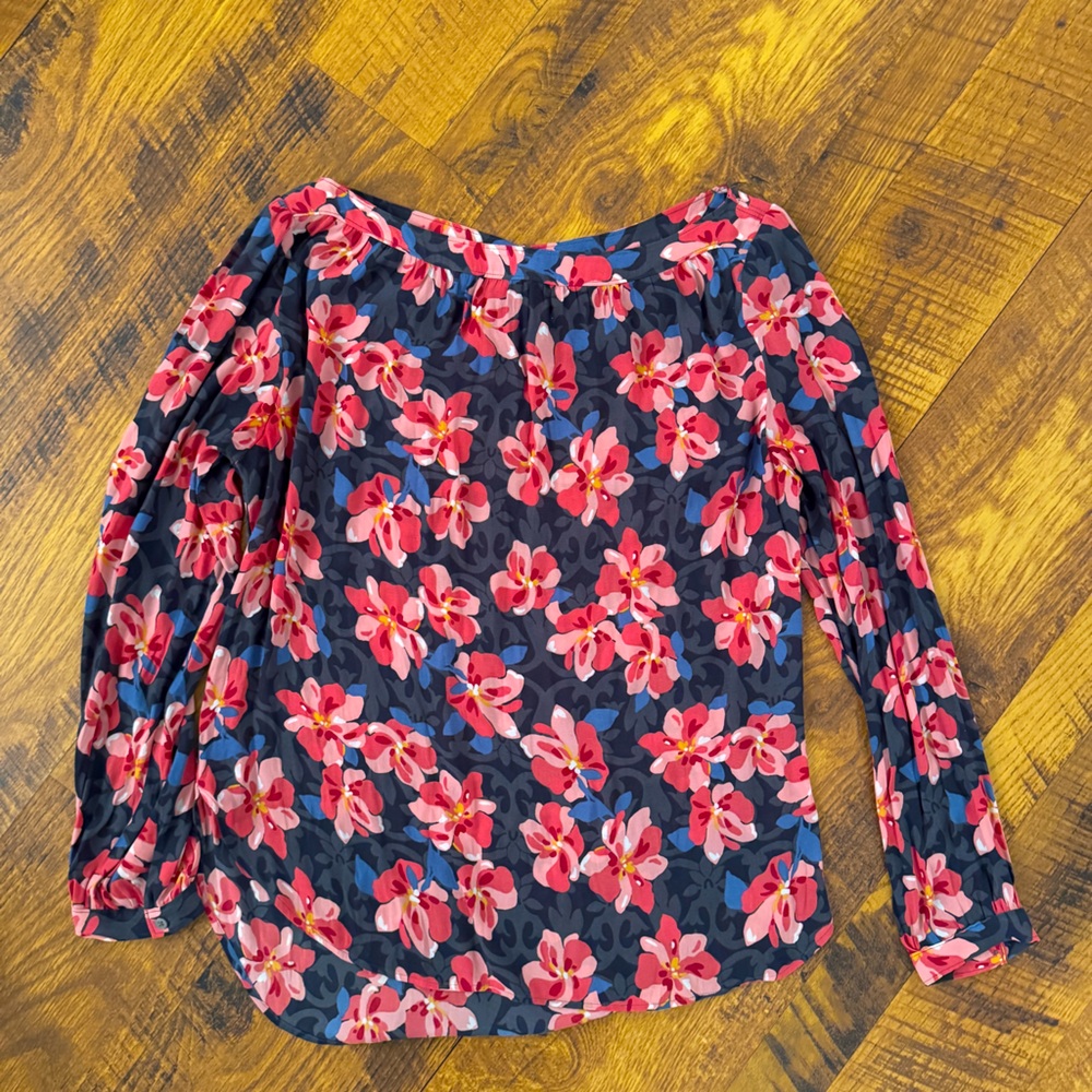Loft blouse floral easter